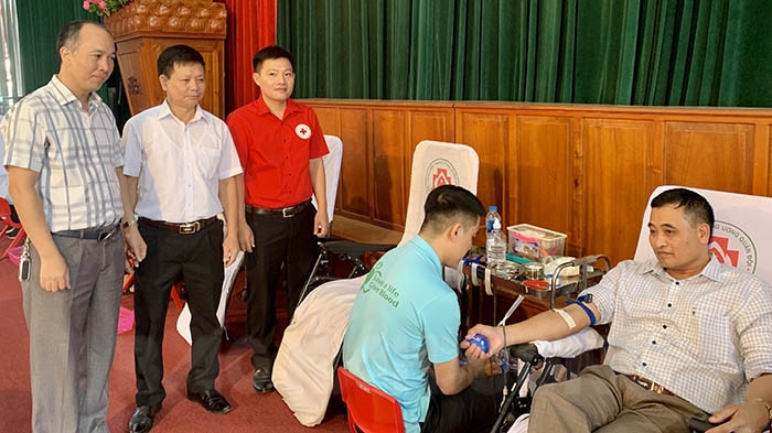 Kim Thành đạt 97,4% chỉ tiêu hiến máu tình nguyện năm 2022